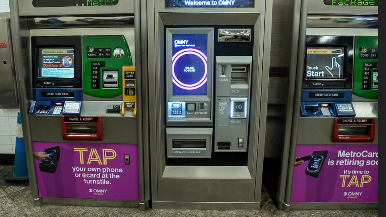MTA has activated OMNY vending machines.