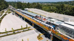 Sound Transit has begun the pre-revenue phase on the East Link light-rail extension project. Sound Transit has begun the pre-revenue phase on the East Link light-rail extension project.