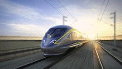 The CHSRA Board of Directors have issued an RFQ for the 220-mph electrified high-speed rail system project. The CHSRA Board of Directors have issued an RFQ for the 220-mph electrified high-speed rail system project.
