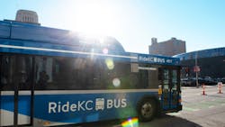 A KCATA RideBus. A KCATA RideBus.