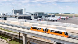 DFW Airport has partnered with Alstom on a $72.5 million Skylink automated people mover system modernization and replacement program. DFW Airport has partnered with Alstom on a $72.5 million Skylink automated people mover system modernization and replacement program.