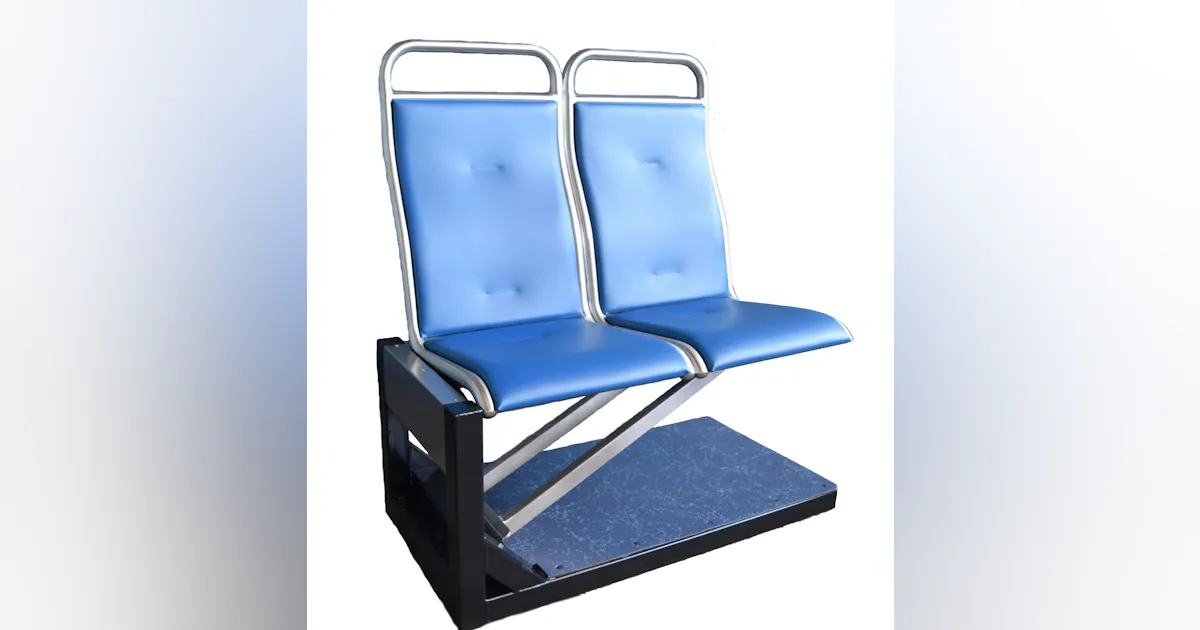Movable Seating On Rails Rail Stainless Seating | Mass Transit