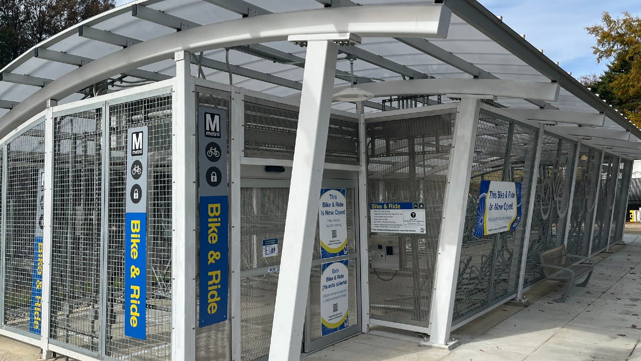 WMATA launches Bike and Ride facility to improve connectivity for riders.