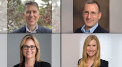 Andrew Krueger (top left), Stephen Zamansky (top right), Corina Moore (bottom left), Elizabeth Cousins (bottom right). Andrew Krueger (top left), Stephen Zamansky (top right), Corina Moore (bottom left), Elizabeth Cousins (bottom right).