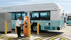 The ChargePoint Express Plus DC fast station in use. The ChargePoint Express Plus DC fast station in use.