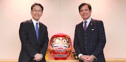 Hiroyuki Ogawa, President and CEO, Komatsu Ltd. (left) and Subhash Dhar, Founder, Chairman and CEO, ABS (right) Hiroyuki Ogawa, President and CEO, Komatsu Ltd. (left) and Subhash Dhar, Founder, Chairman and CEO, ABS (right)