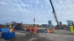 From Oct. 27 to 30, crews removed the components of the Verona System and reinstated three existing GO Train tracks with brand new rail on the Hazel McCallion Line.