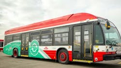A TTC hybrid-electric bus. A TTC hybrid-electric bus.