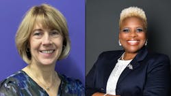 Lydia Benda, left, has been named WeGo&apos;s director of engineering, construction, and project management and Kia Lewis, right, has been named WeGo&apos;s senior project manager.