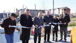 The Capital District Transportation Authority (CDTA), Schenectady County Metroplex Development Authority and other community partners cut the ribbon today, Tuesday, Dec. 12, at the Gateway Mobility Hub in Schenectady.