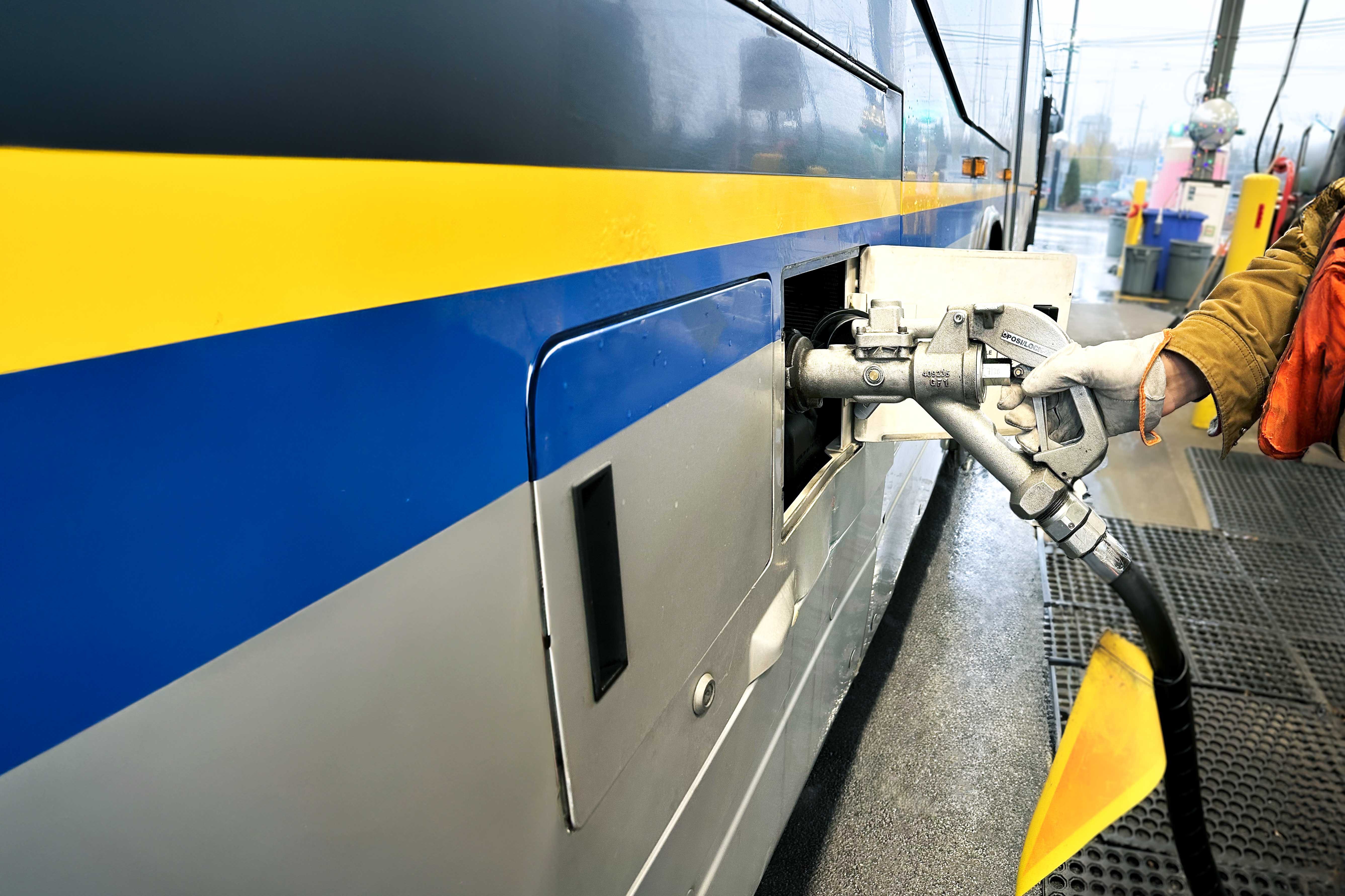 TransLink will begin use of renewable diesel at its Surrey Transit Center in January 2024.