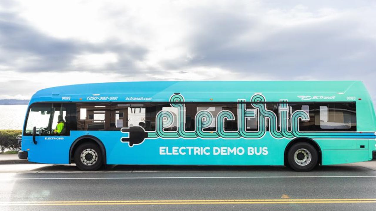 BC Transit's electric bus.