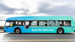 BC Transit&apos;s electric bus.