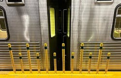 Maryland Transit Administration installs safety barriers on subway platforms. Maryland Transit Administration installs safety barriers on subway platforms.