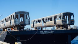 MARTA and Georgia Department of Natural Resources deployed two decommissioned railcars into the Atlantic Ocean off the coast of Savannah.
