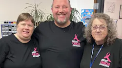 From left to right: Veteran Driver Brenda, incoming director of Mass Transit Steven White and retiring director of Mass Transit Lisa Beith.