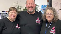 From left to right: Veteran Driver Brenda, incoming director of Mass Transit Steven White and retiring director of Mass Transit Lisa Beith. From left to right: Veteran Driver Brenda, incoming director of Mass Transit Steven White and retiring director of Mass Transit Lisa Beith.