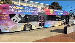 MARTA has partnered with the King Center to unveil a special bus honoring Dr. Martin Luther King Jr. and Coretta Scott King