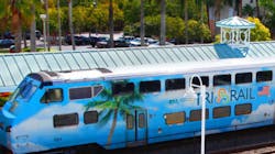 Tri-Rail train. Tri-Rail train.