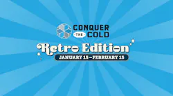 Conquer the Cold: Retro Edition logo.