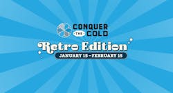 Conquer the Cold: Retro Edition logo.