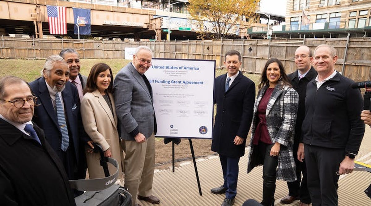 MTA&apos;s Second Avenue Subway project executed a $3.4 billion Full Funding Grant Agreement with the Federal Transit Administration in November 2023.