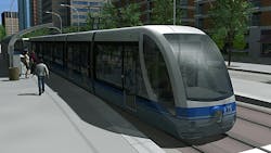 A rendering of the Metro Line Northwest LRT extension. A rendering of the Metro Line Northwest LRT extension.