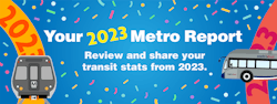 WMATA has launched a new website, Your 2023 Metro report, to give riders report on use of public transit.
