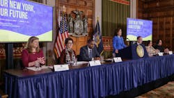New York Gov. Hochul’s FY 25 budget features more than $17 billion in transit funding. New York Gov. Hochul’s FY 25 budget features more than $17 billion in transit funding.
