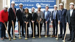 Amtrak has begun construction for major renovations at William H. Gray III 30th Street Station in Philadelphia, Pa. Amtrak has begun construction for major renovations at William H. Gray III 30th Street Station in Philadelphia, Pa.