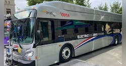 COTA electric bus.