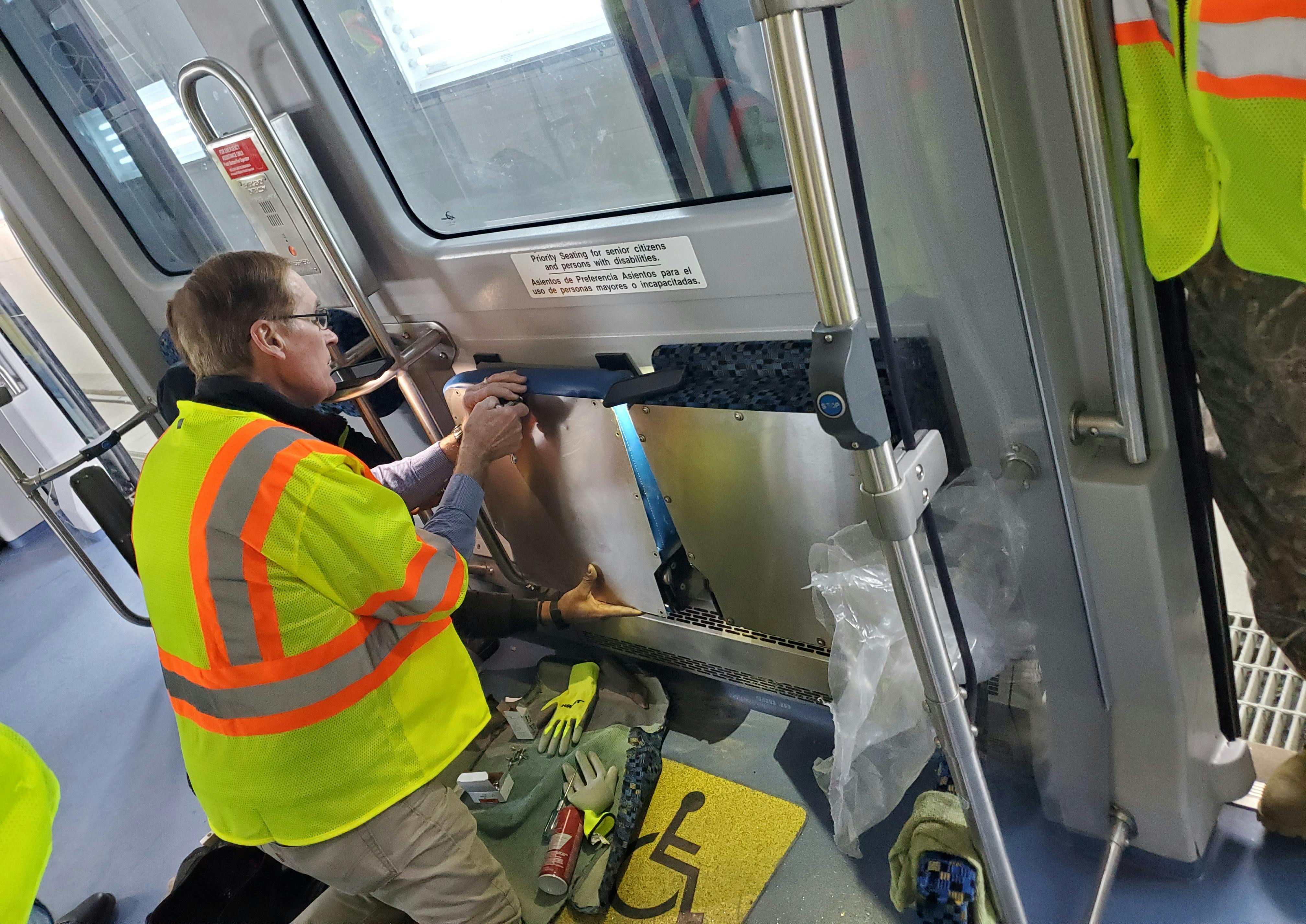 DART begins second phase of vinyl seat retrofit program.