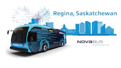 City of Regina awards contract to Nova Bus for up to 53 electric buses