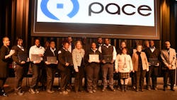 Pace and South Suburban College CDL Program graduates with Pace, RTA of Northern Illinois and SSC leadership. Pace and South Suburban College CDL Program graduates with Pace, RTA of Northern Illinois and SSC leadership.