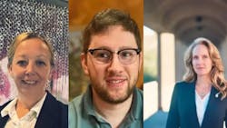 From left to right: Christine Mathewson, Matthew Rosenbloom-Jones and Merideth Stanton. From left to right: Christine Mathewson, Matthew Rosenbloom-Jones and Merideth Stanton.