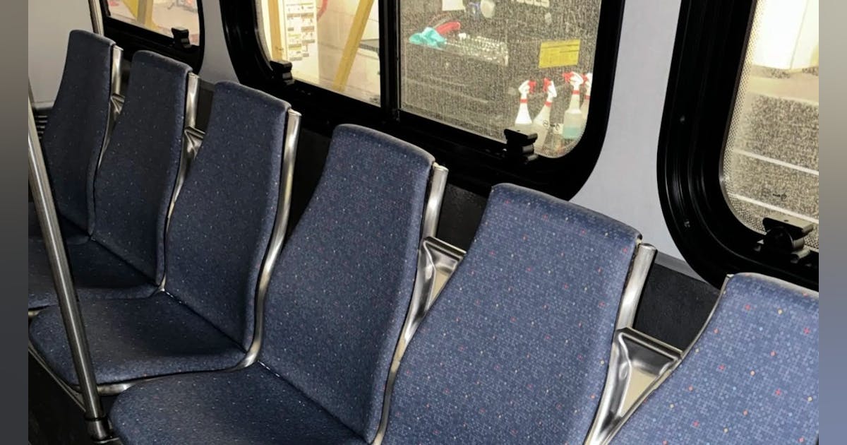 Denver RTD transitioning MallRide vehicle seats from fabric to vinyl