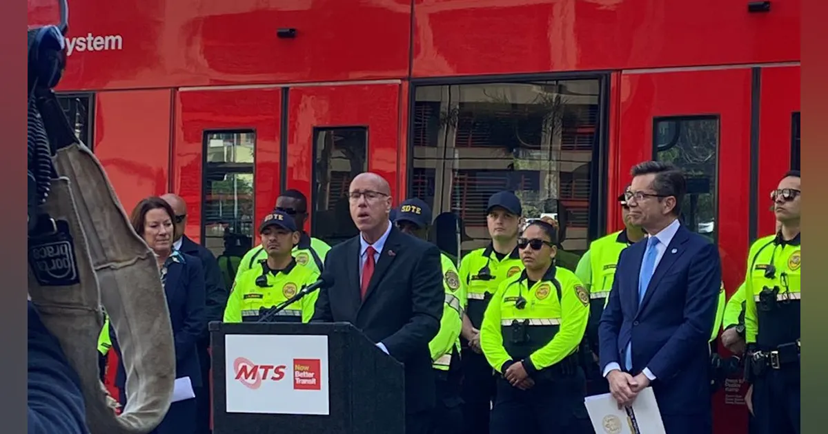 Transdev Operator Sd Mts San Diego MTS unveils plans to improve security on Trolly and bus ...