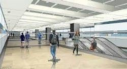 A rendering of BART&apos;s Civic Center Station.
