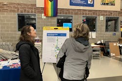 Participants at a Community Transit outreach campaign on the Swift Orange Line. Participants at a Community Transit outreach campaign on the Swift Orange Line.