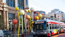 SFMTA's Muni Metro. SFMTA's Muni Metro.