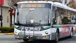 Campbell River Transit System bus.