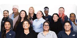 WIT Ambassadors (Front row left to right) Jessie Anne Cadimas-Rosa, Shannon Arms, Lisa Bradley, Stephanie St Onge (Middle Row Left to right) Alma Ramirez, Suzanne Palm, Sara Cruz, Kenia Vargas, Alethea Roy (Back row Left to right) Victoria Reeves, Shannon Rhodas, Ronisha Moses, Nichole Gallagher.