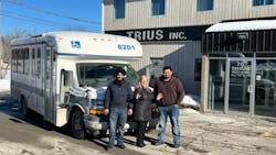 PW Transit launched paratransit services in the city of Fredericton, New Brunswick, in January. PW Transit launched paratransit services in the city of Fredericton, New Brunswick, in January.