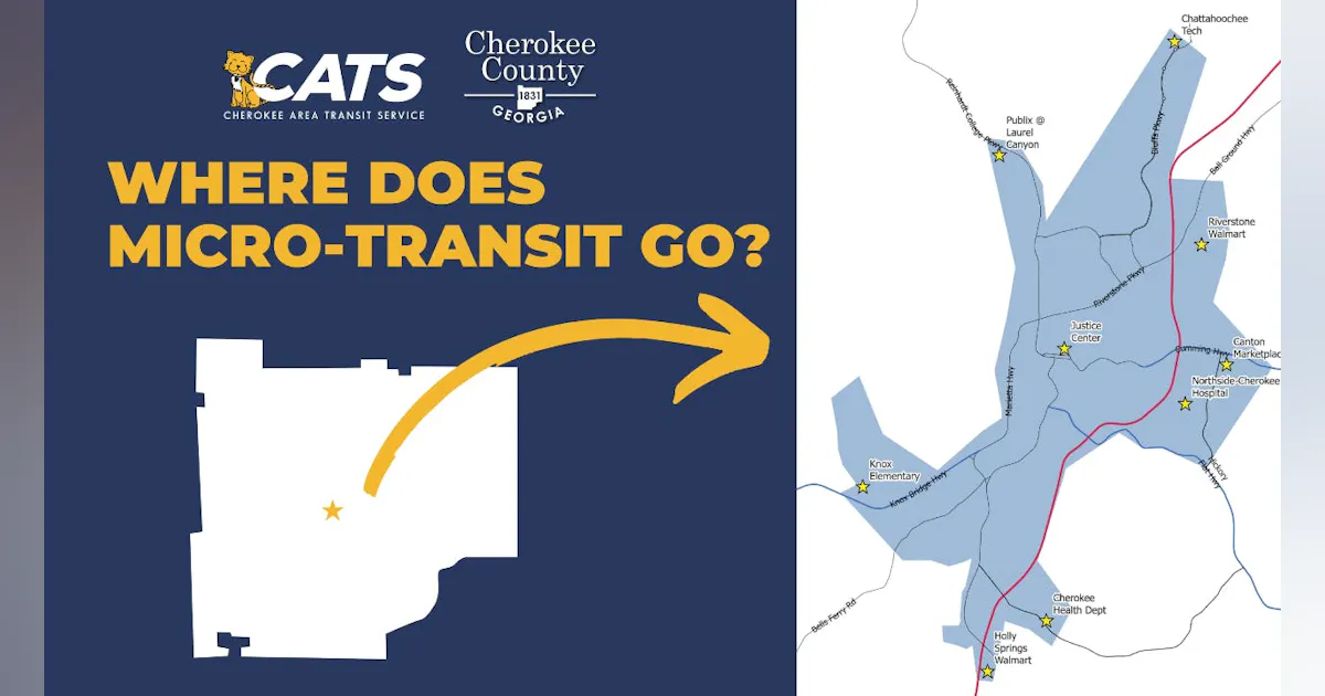 Cherokee Area Transit Service rebrands, launches microtransit service ...