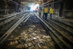 Infrastructure improvements were accomplished along the Red Line. Infrastructure improvements were accomplished along the Red Line.