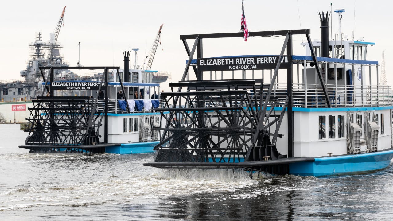 Hampton Roads Transit cuts ribbon on two new ferries