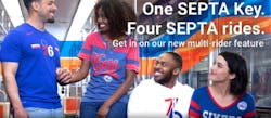 SEPTA Key to support multi-riders on single card starting Feb. 26. SEPTA Key to support multi-riders on single card starting Feb. 26.