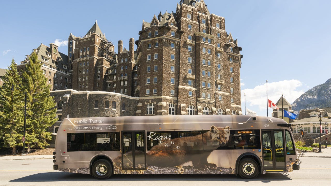 Roam Transit electric bus.