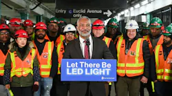 The MTA is working to improve its security and visibility in its stations by replacing all fluorescent lighting fixtures with LED lights.