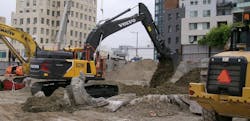 Skanska&rsquo;s use of the zero-emissions equipment was among the first to pilot the Volvo excavator in North America.